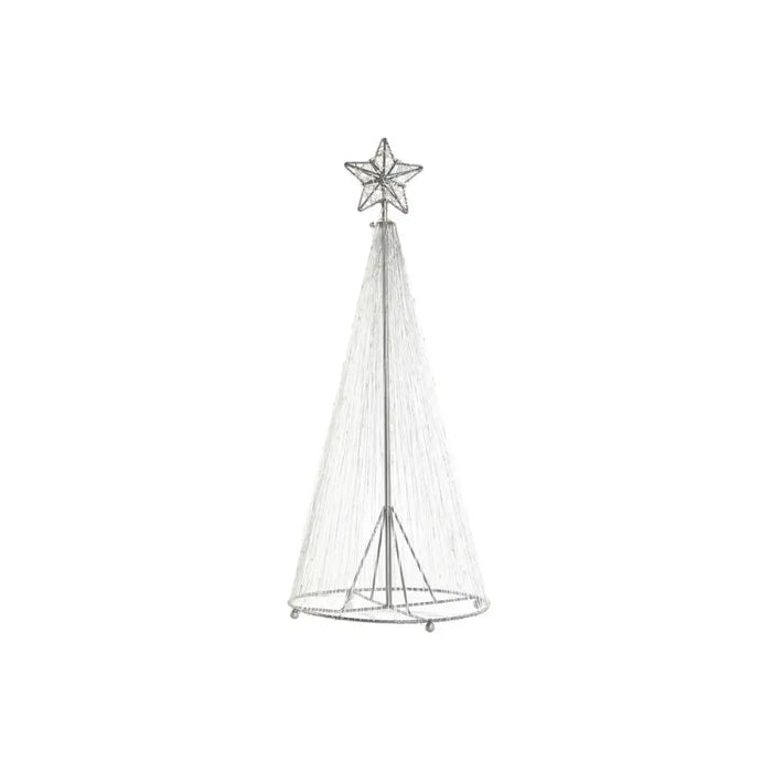 Christmas Tree DKD Home Decor Silver Metal 25 x 25 x 60 cm - Декорация и Осветление<<<Дом Градина<<<BigBuy&&&Коледни