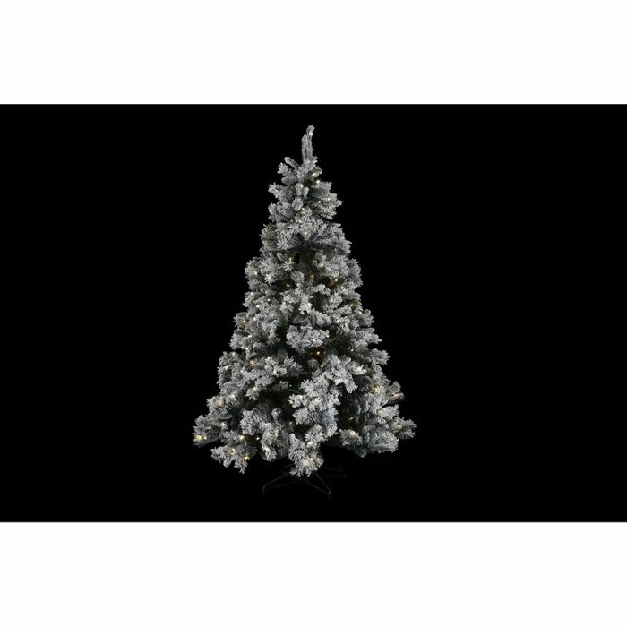 Christmas Tree DKD Home Decor White Green Metal Polyethylene Snowfall 130 x 130 x 218 cm - Декорация и Осветление<<<Дом