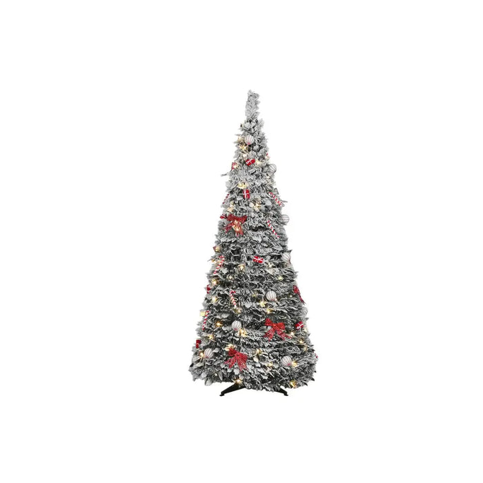 Christmas Tree Home ESPRIT White Red PVC Snowfall - Декорация и Осветление<<<Дом Градина<<<BigBuy&&&Коледни