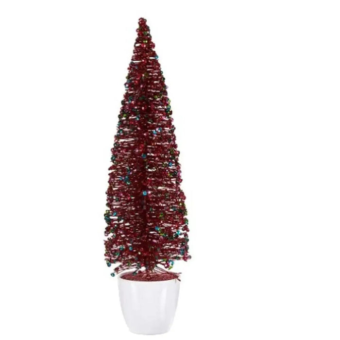 Christmas Tree Krist+ Blue Fuchsia Plastic Christmas Tree 10 x 38 x 10 cm (6 Units) - Декорация и Осветление<<<Дом