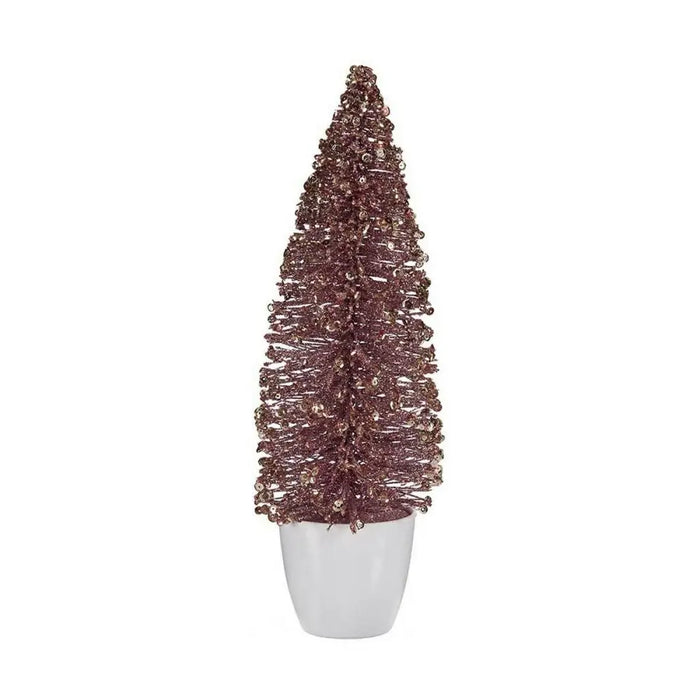 Christmas Tree Krist+ Pink Golden 10 x 33 x 10 cm - Декорация и Осветление<<<Дом Градина<<<BigBuy&&&Коледни