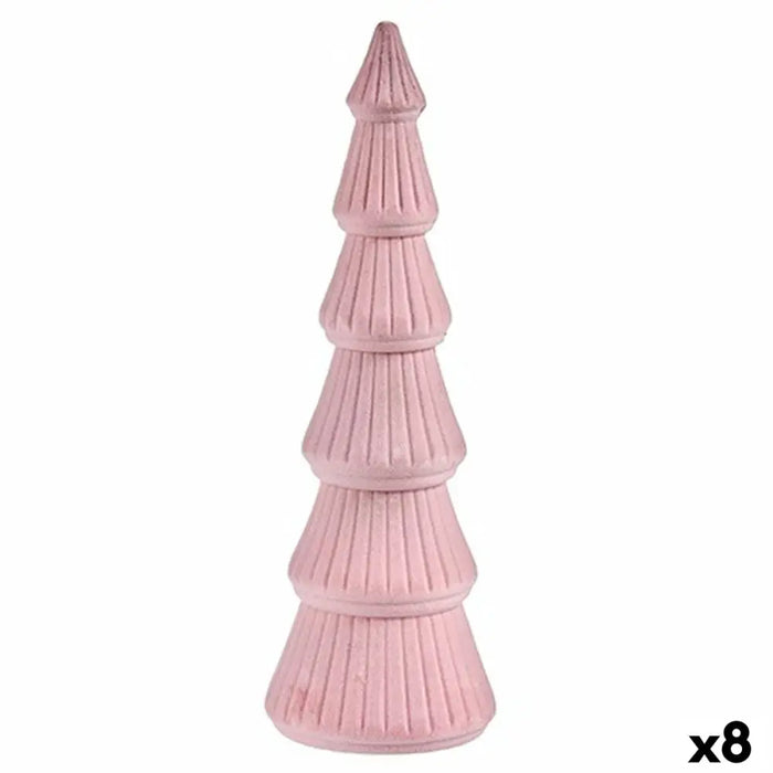 Christmas Tree Krist+ Pink Velvet Wood 12 x 34,5 x 12 cm (8 Units) - Декорация и Осветление<<<Дом
