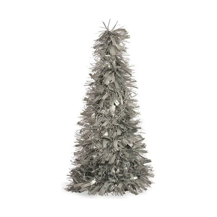 Christmas Tree Krist+ Silver polypropylene PET Plastic Matt Tinsel 18 x 18 x 45,5 cm 27 x 45,5 x 27 cm - Декорация и