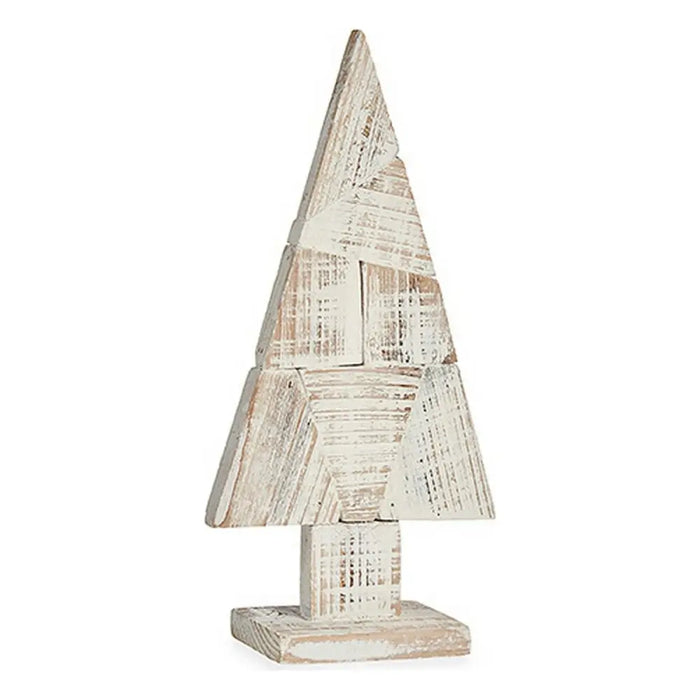 Christmas Tree Krist+ White Natural Wood 9 x 41,5 x 20 cm - Декорация и Осветление<<<Дом Градина<<<BigBuy&&&Коледни