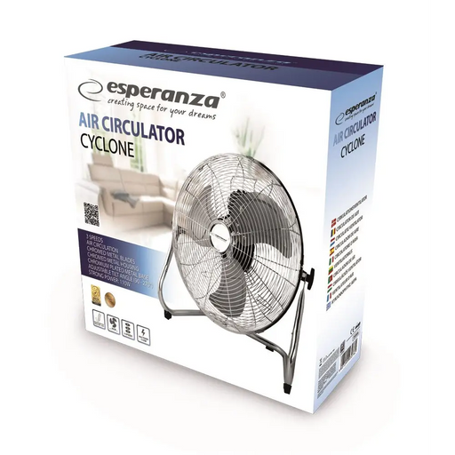 Circulation fan 18’’ ESPERANZA EHF006 CYCLONE Chrome - FansAGD-WEN<<<Home Appliance - ProductsAGD<<<ActionPL
