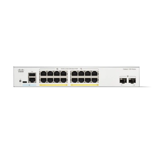 Cisco Catalyst 1300 16-port GE PoE 2x1G SFP - Switches<<<Cisco Enterprise and Service Providers - Borderless