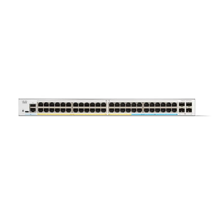 Cisco Catalyst 1300-48P-4X Managed Switch 48 Port GE PoE 4x10GE SFP+ Limited Lifetime Protection (C1300-48P-4X)