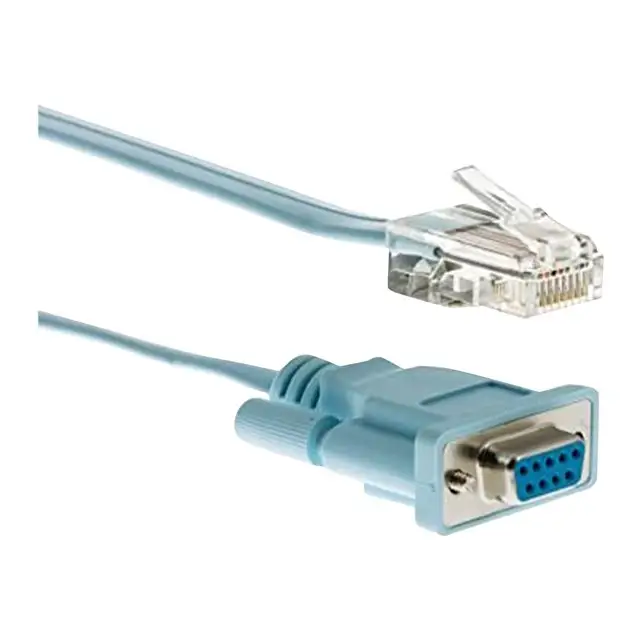 CISCO Console Cable 6ft with RJ45 and DB9F - Мрежови и DAC кабели<<<Network Accessories<<<Мрежи и умен