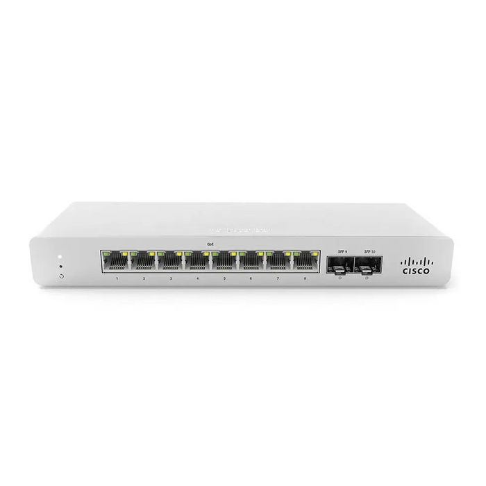 CISCO Meraki MS120-8 1G L2 Cloud Managed 8x GigE Switch - Комутатор - Уебмениджмънт<<<Мрежи<<<Мрежи и умен дом<<<ALSO