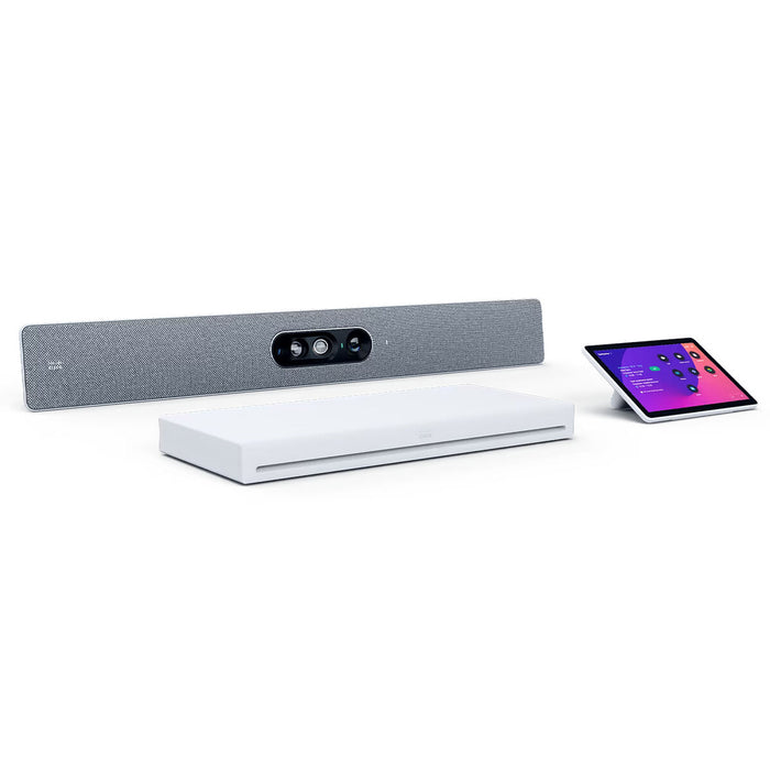 CISCO Room Kit EQ with Codec EQ Quad Cam in First Light White