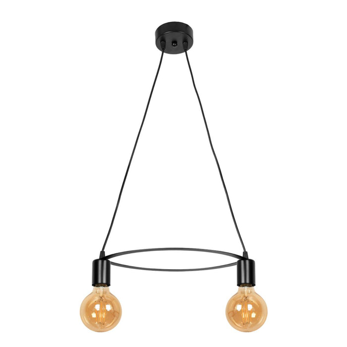 CHANDELIER REA 2ХЭ27 BLACK