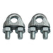 CLAMP FOR STEEL ROPE 13MM 2 PCS. FIXO - Такелаж<<<Въжета и вериги<<<Инструменти и железария<<<Praktiker
