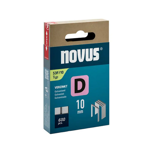 CLAMPS FOR TAKER TYPE 53 10 MM NOVUS 600 PCS - Скоби и пирони за такери<<<Консумативи за