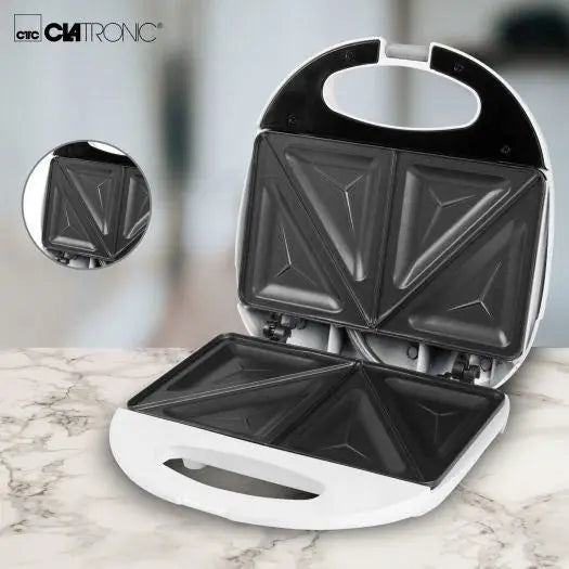 Clatronic ST 3477 sandwich maker 750 W White - ToastersAGD-OPK<<<Home Appliance - ProductsAGD<<<ActionPL