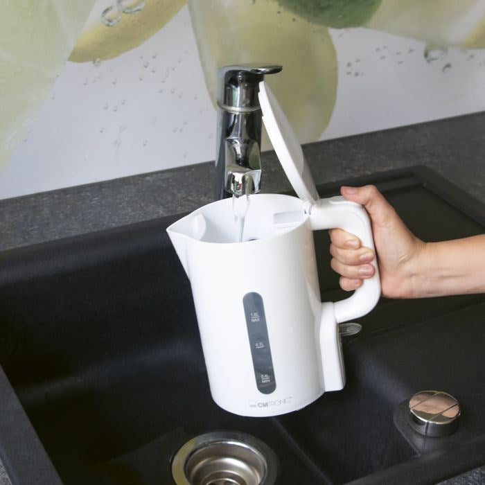 Clatronic WK 3834 electric kettle 1 L 900 W White