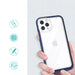 Clear 3in1 case for iPhone 11 Pro blue frame gel cover - Cell phone cases and covers<<<HurtelXML