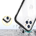 Clear 3in1 case for iPhone 11 Pro Max case gel cover with frame black - Cell phone cases and covers<<<HurtelXML