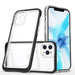 Clear 3in1 case for iPhone 11 Pro Max case gel cover with frame black - Cell phone cases and covers<<<HurtelXML