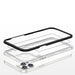 Clear 3in1 case for iPhone 12 Pro frame gel cover black - Cell phone cases and covers<<<HurtelXML