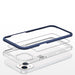Clear 3in1 case for iPhone 13 mini gel cover with frame blue - Cell phone cases and covers<<<HurtelXML