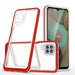 Clear 3in1 Case for Samsung Galaxy A12 5G Frame Gel Cover Red - Cell phone cases and covers<<<HurtelXML