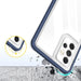 Clear 3in1 Case for Samsung Galaxy A33 5G Frame Gel Cover Blue - Cell phone cases and covers<<<HurtelXML