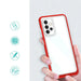 Clear 3in1 Case for Samsung Galaxy A33 5G Frame Gel Cover Red - Cell phone cases and covers<<<HurtelXML