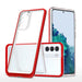 Clear 3in1 Case for Samsung Galaxy S21 5G Frame Gel Cover Red - Cell phone cases and covers<<<HurtelXML