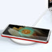Clear 3in1 case for Samsung Galaxy S23 Ultra silicone cover with frame red - Cell phone cases and covers<<<HurtelXML