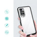 Clear 3in1 Case for Xiaomi Redmi 10 Frame Gel Cover Black - Cell phone cases and covers<<<HurtelXML