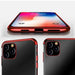 Clear Color Case Gel TPU Electroplating frame Cover for Samsung Galaxy A52s 5G / A52 5G / A52 4G black - Cell phone