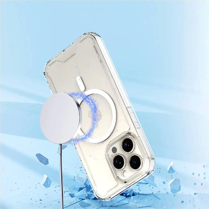 Clear Corner Case MagSafe for iPhone 16 Pro Max - Clear - Cell phone cases and covers<<<HurtelXML