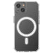 Clear Magnetic Case with MagSafe for iPhone 14 with a silver ring - transparent - Cell phone cases