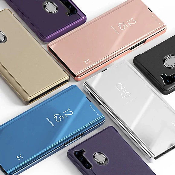 Clear View Case cover for Samsung Galaxy A11 / M11 pink - Cell phone cases and covers<<<HurtelXML
