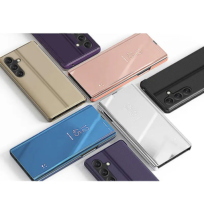 Clear View Case cover for Samsung Galaxy A54 5G flip cover black - Cell phone cases and covers<<<HurtelXML