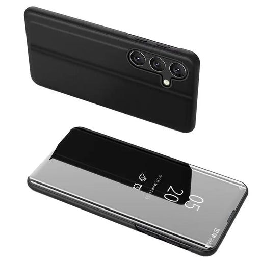 Clear View Case cover for Samsung Galaxy A54 5G flip cover black - Cell phone cases and covers<<<HurtelXML