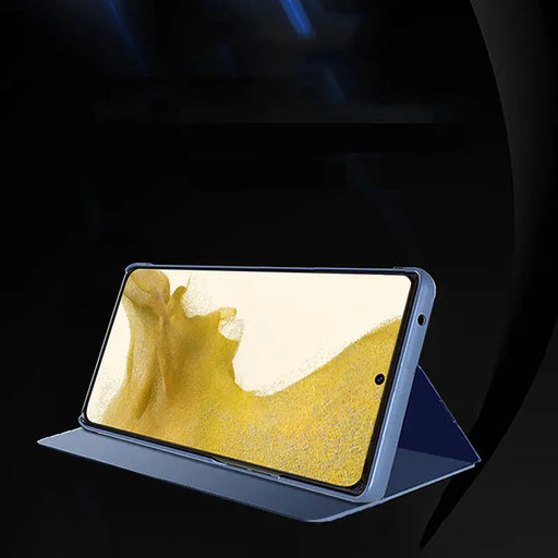 Clear View Case cover for Samsung Galaxy S23 blue flip cover - Cell phone cases and covers<<<HurtelXML