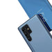 Clear View Case cover for Samsung Galaxy S23 Ultra cover with a flap blue - Cell phone cases and covers<<<HurtelXML
