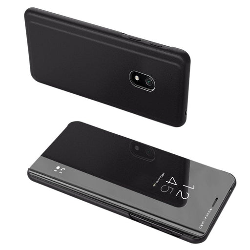 Clear View Case cover for Xiaomi Redmi 8A black - Cell phone cases and covers<<<HurtelXML