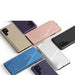 Clear View Case for Samsung S24 with flap - blue - Cell phone cases and covers<<<HurtelXML