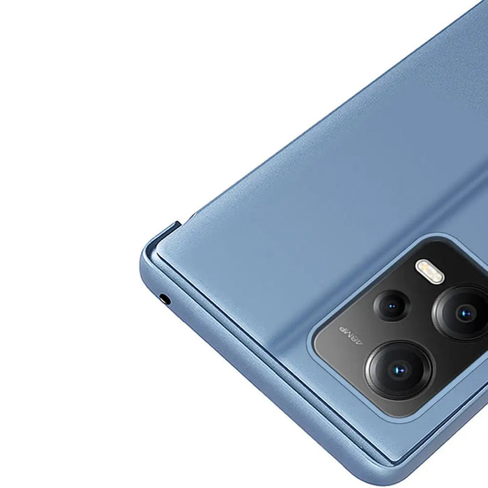 Clear View Case for Xiaomi Redmi Note 12 5G / Poco X5 5G cover with flip cover blue - Cell phone cases