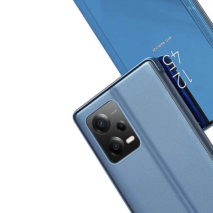 Clear View Case for Xiaomi Redmi Note 12 Pro / Poco X5 Pro 5G flip cover black - Cell phone cases and covers<<<HurtelXML