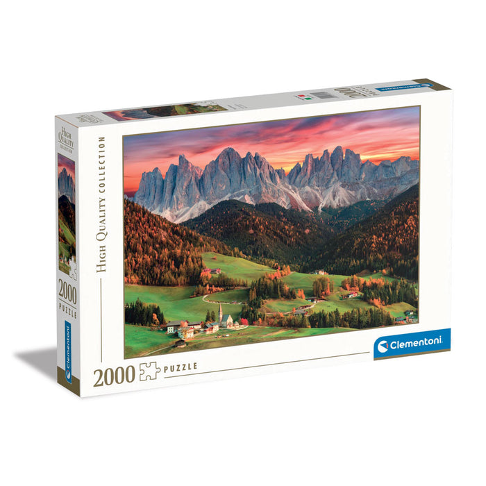 CLEMENTONI 2000h. Puzzle High Quality Collection Val di Funes