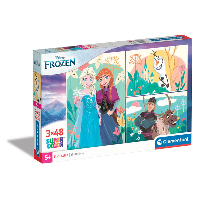 CLEMENTONI 3x48h. Puzzle Frozen