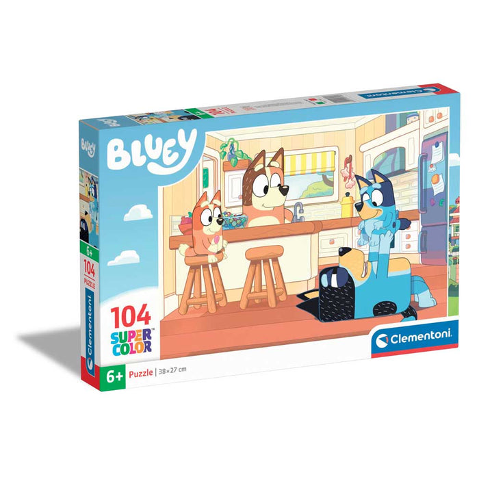 CLEMENTONI 104PIECE PUZZLE BLUEY 27169