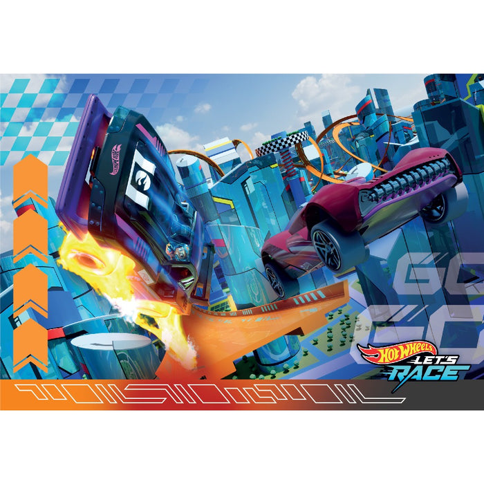 Clementoni children's puzzle of 2 x 60 pieces - Hot Wheels