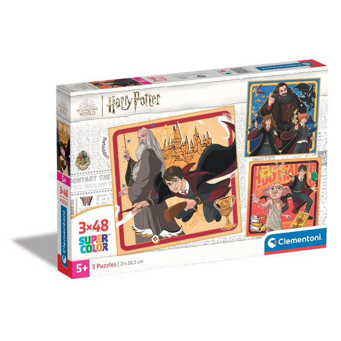 Clementoni children's puzzle of 3 x 48 pieces - Harry Potter