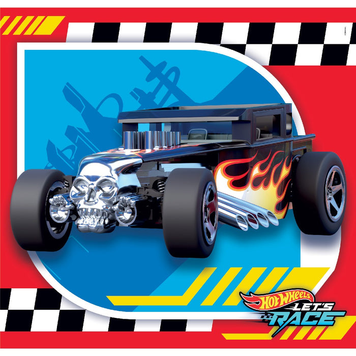 Clementoni children's puzzle of 3 x 48 pieces - Hot Wheels