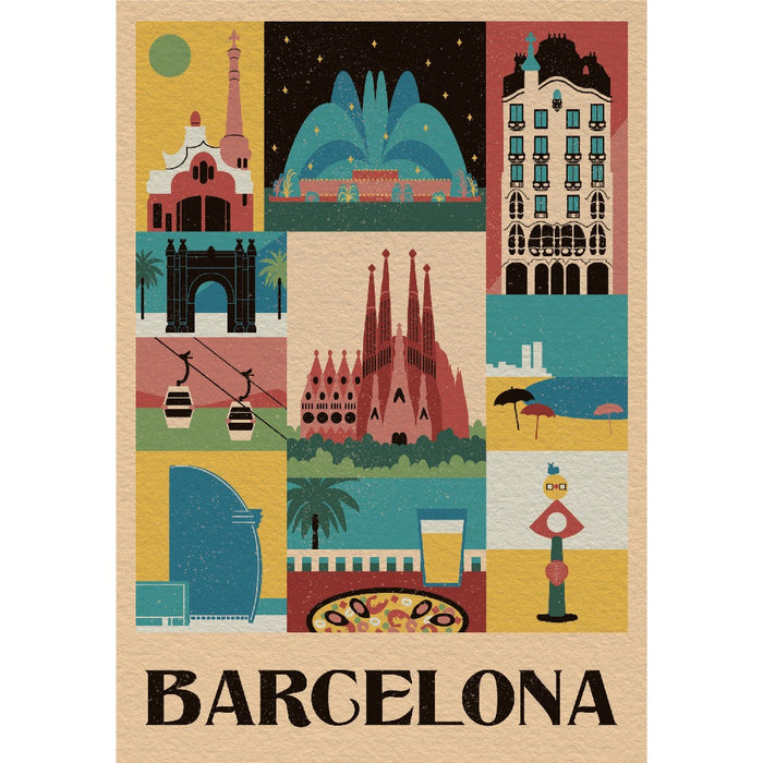 CLEMENTONI 1000h Puzzle STYLE IN THE CITY BARCELONA