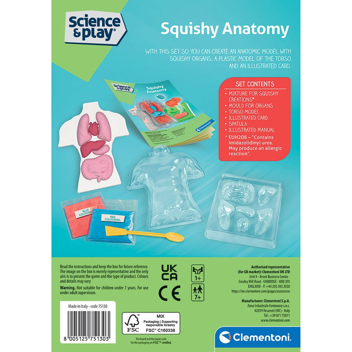 Образователен комплект Clementoni Science & Play - Squishy Anatomy